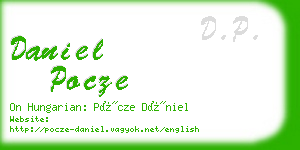 daniel pocze business card